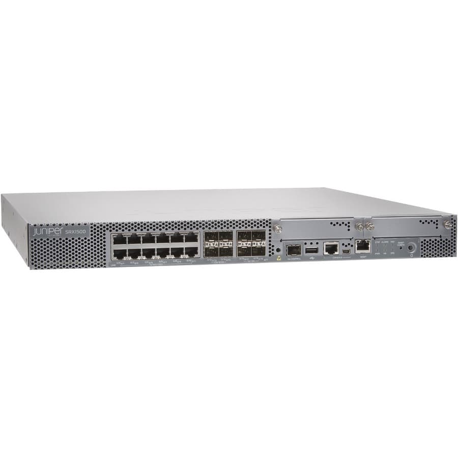 Juniper SRX1500-SYS-JB-DC enterprise firewall appliance with Junos base and DC power support