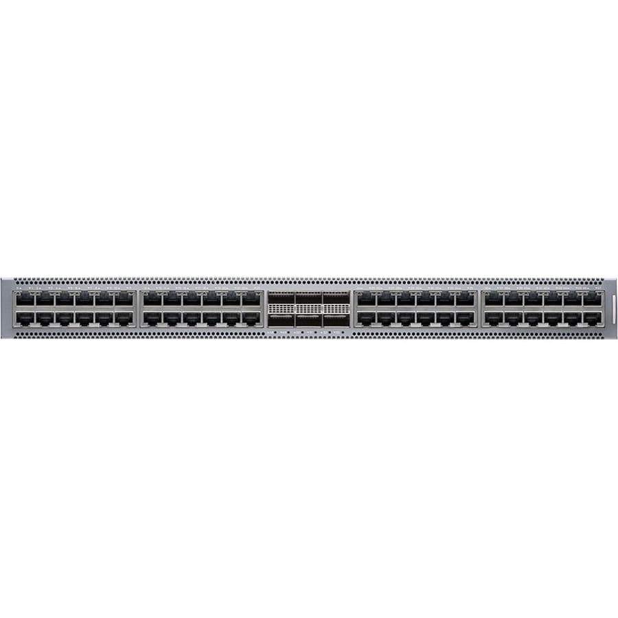 Juniper QFX5120 48-port 10G-T switch with 6 100G QSFP28 uplinks, 1U TAA rack-mount