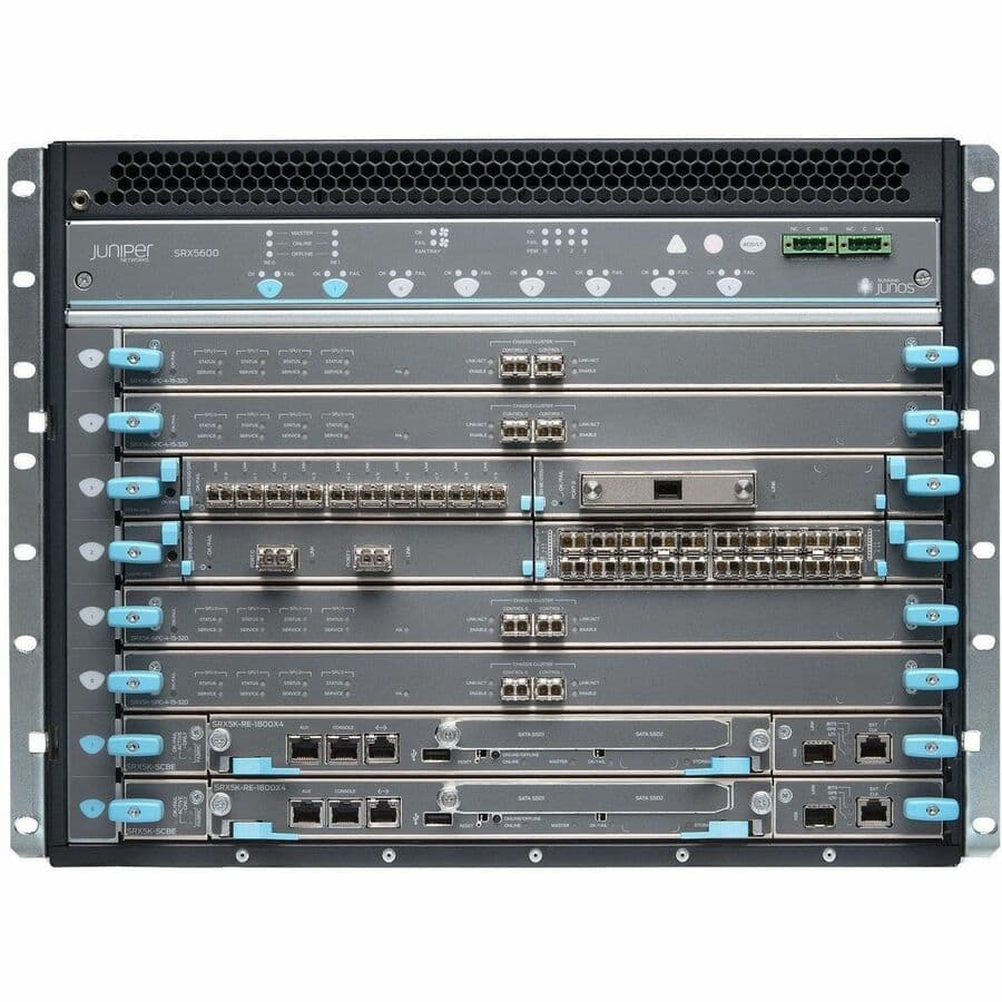 Juniper SRX5600X-BASE2-TAA modular firewall chassis for enterprise security