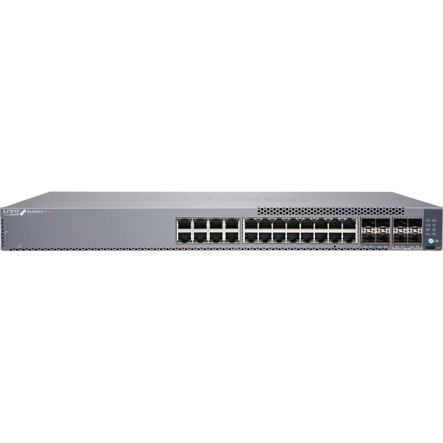 Juniper EX4100-F-24P 24-port PoE+ managed access switch for enterprise edge networks
