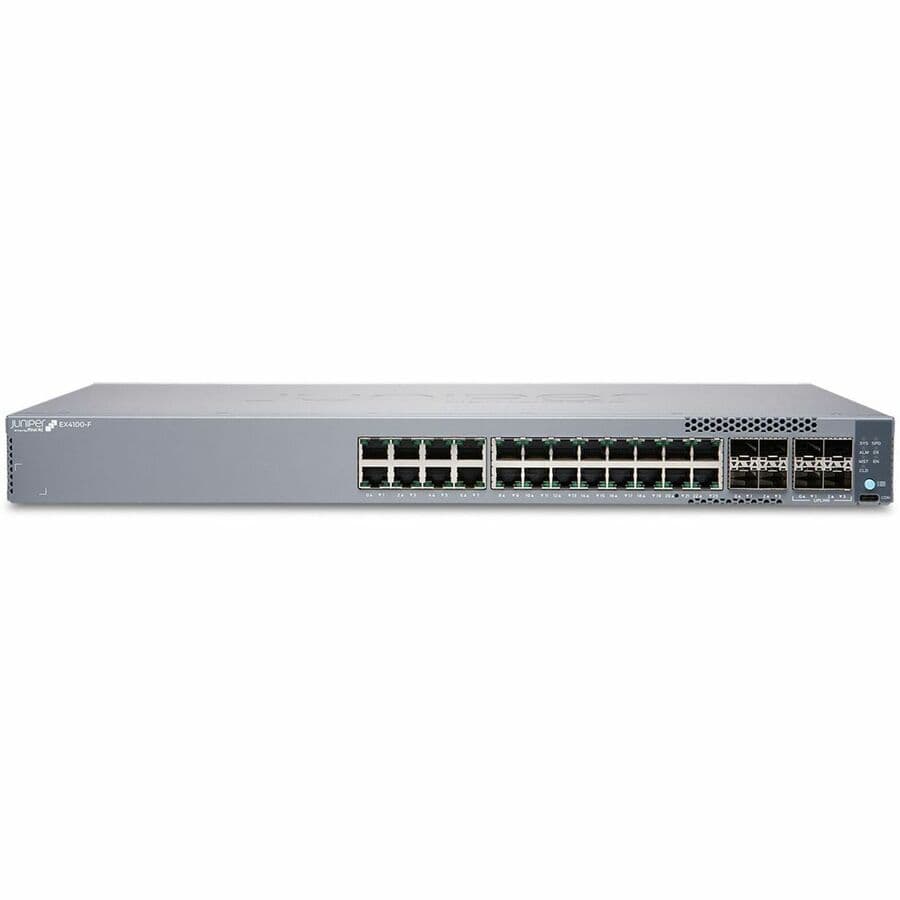 Juniper EX4100-F-24T ERATE bundle managed Layer 2/3 switch for enterprise rack-mounted access networking