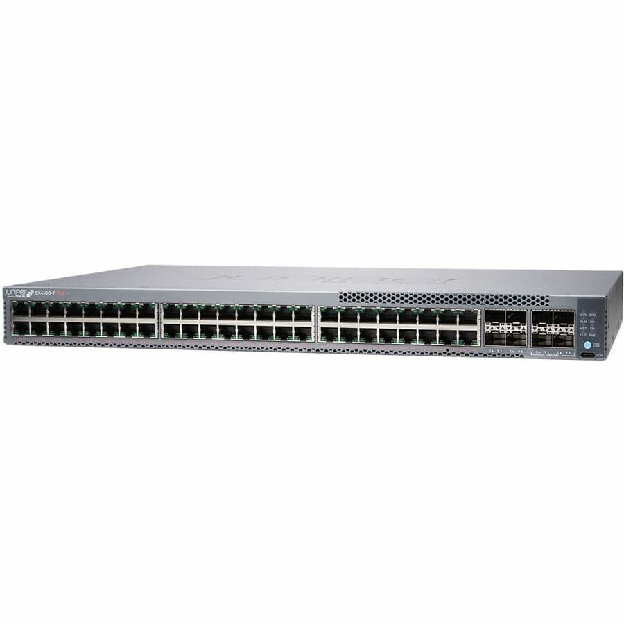 Juniper EX4100-F 48-port PoE+ TAA-compliant enterprise access switch