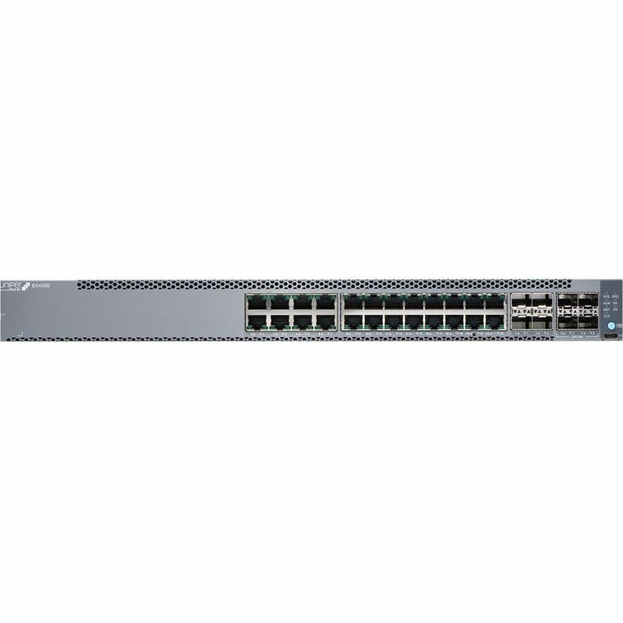 Juniper EX4100-24P-TAA 24-port PoE+ managed access switch for enterprise edge deployments