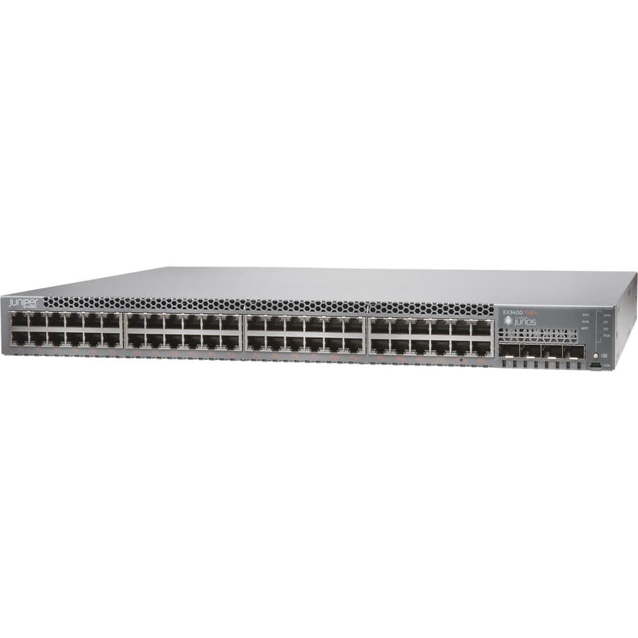 Juniper EX3400-48P 48-port PoE switch for high-density enterprise access networking