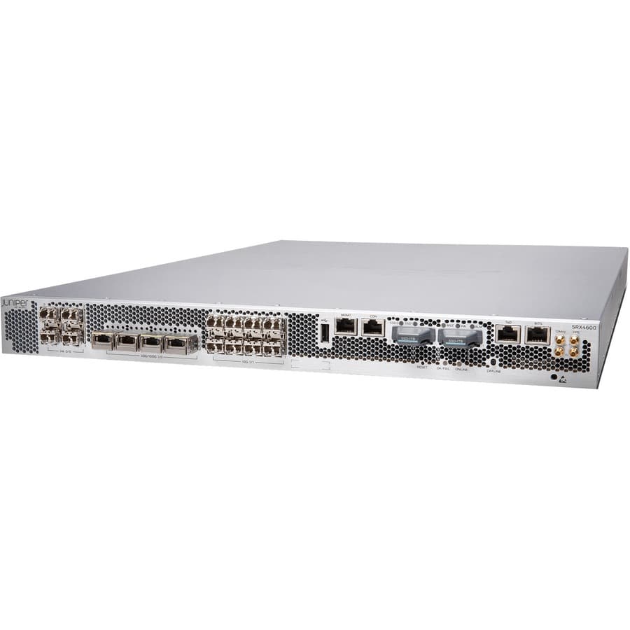 Juniper SRX4600-AC 1U next-generation firewall with 100 Gigabit Ethernet support