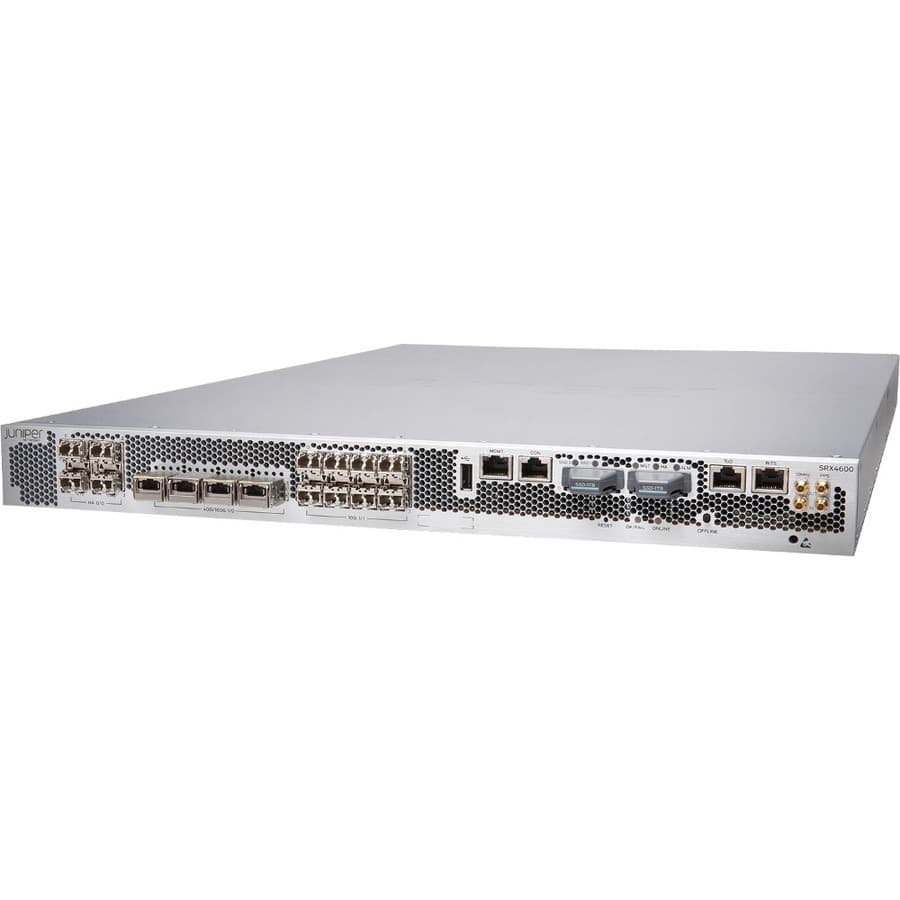 Juniper SRX4600-DC 1U next-generation firewall with 100 Gigabit Ethernet support