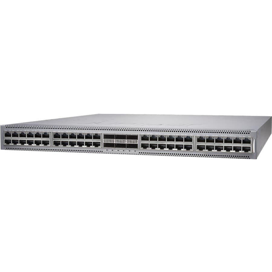Juniper QFX5120 48-port 10G-T switch with 6 100G QSFP28 uplinks, 1U TAA rack-mount