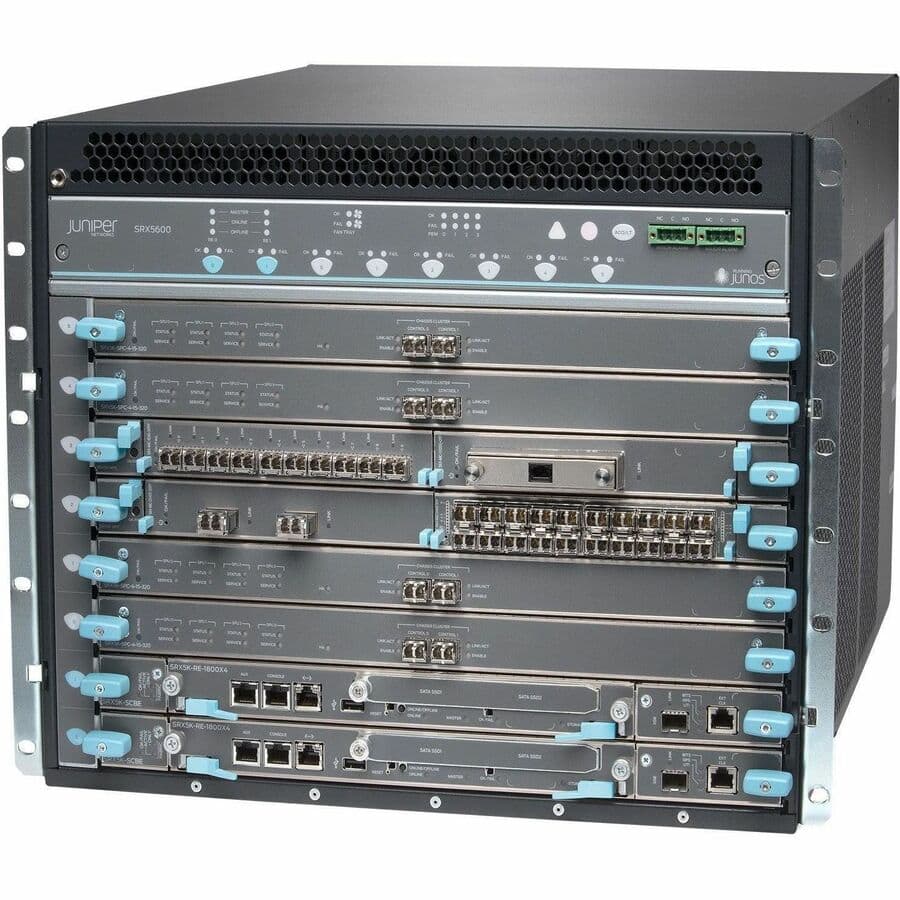 Juniper SRX5600X-BASE2-TAA modular firewall chassis for enterprise security