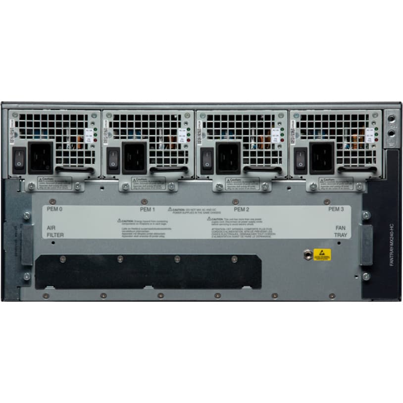 Juniper EX9204-BASE3C-AC-T compact modular data center switch chassis with AC power