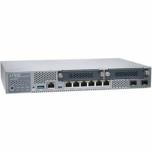 Juniper SRX320 PoE TAA-compliant branch firewall with Junos Base
