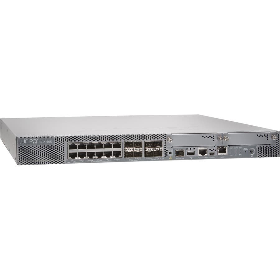 Juniper SRX1500-DC hardware and Junos base software TAA-compliant firewall appliance