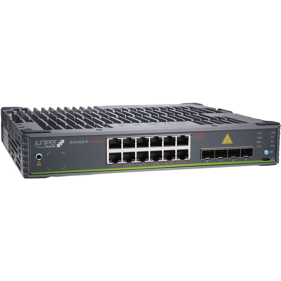 Juniper EX4100-F-12T-TAA 12-port managed switch for compact enterprise networking