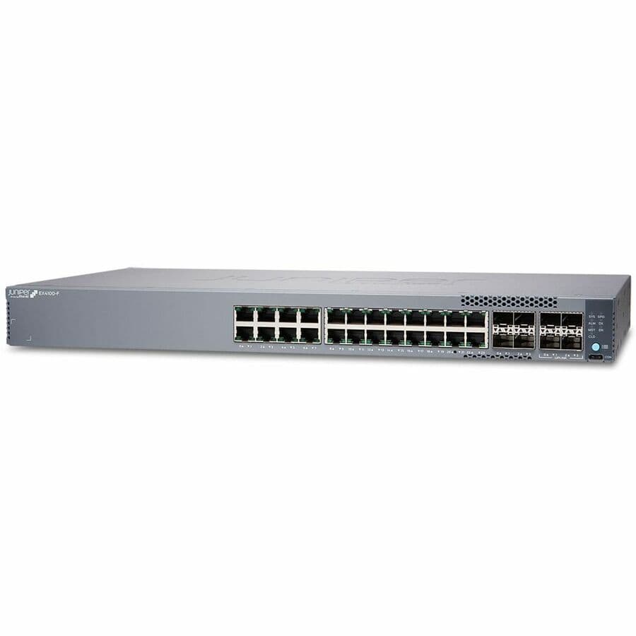 Juniper EX4100-F-24T ERATE bundle managed Layer 2/3 switch for enterprise rack-mounted access networking