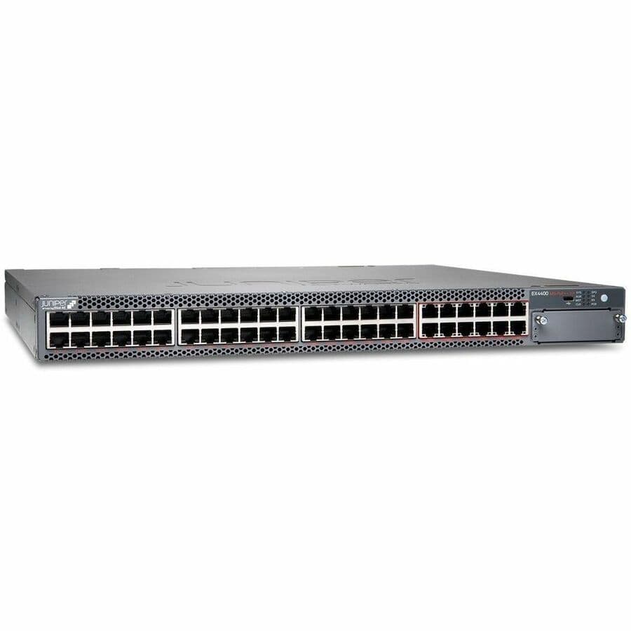 Juniper EX4400-48MXP 48-port multi-gig PoE switch with 2 x 100G uplinks for enterprise access