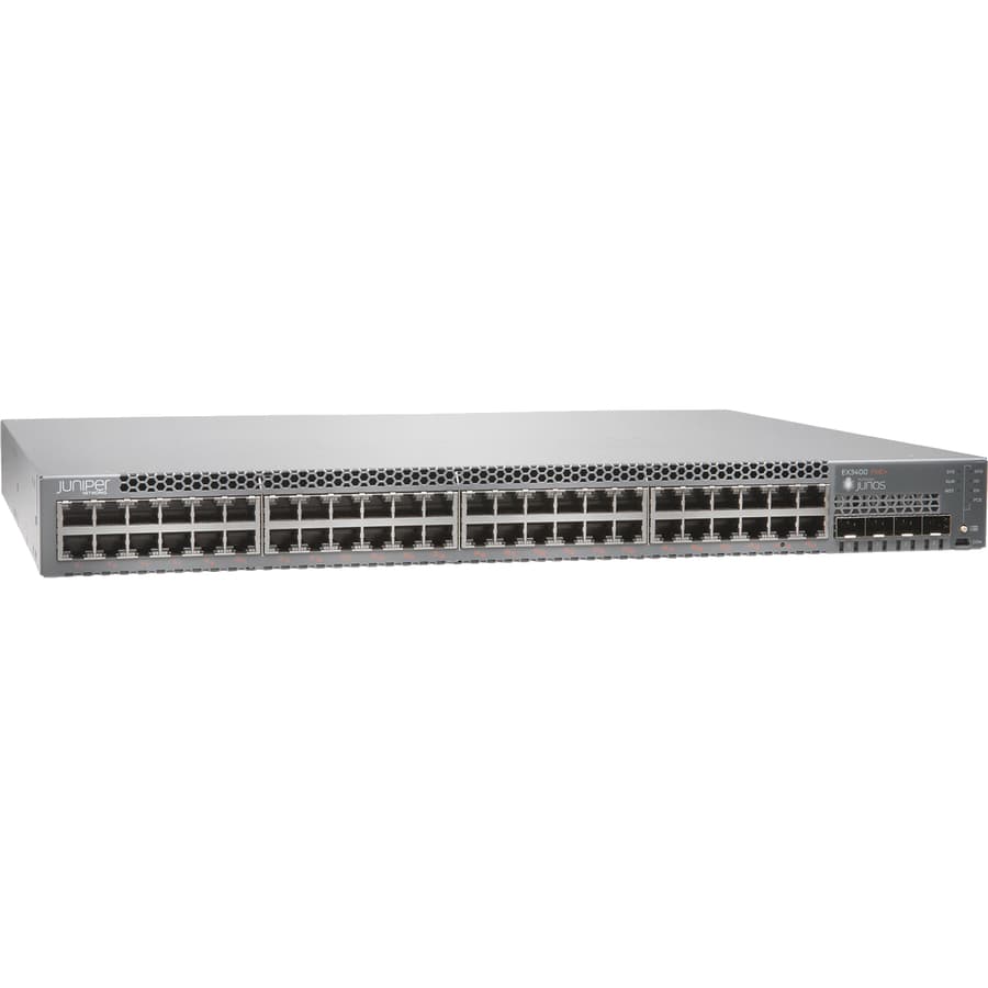 Juniper EX3400-48P 48-port PoE switch for high-density enterprise access networking