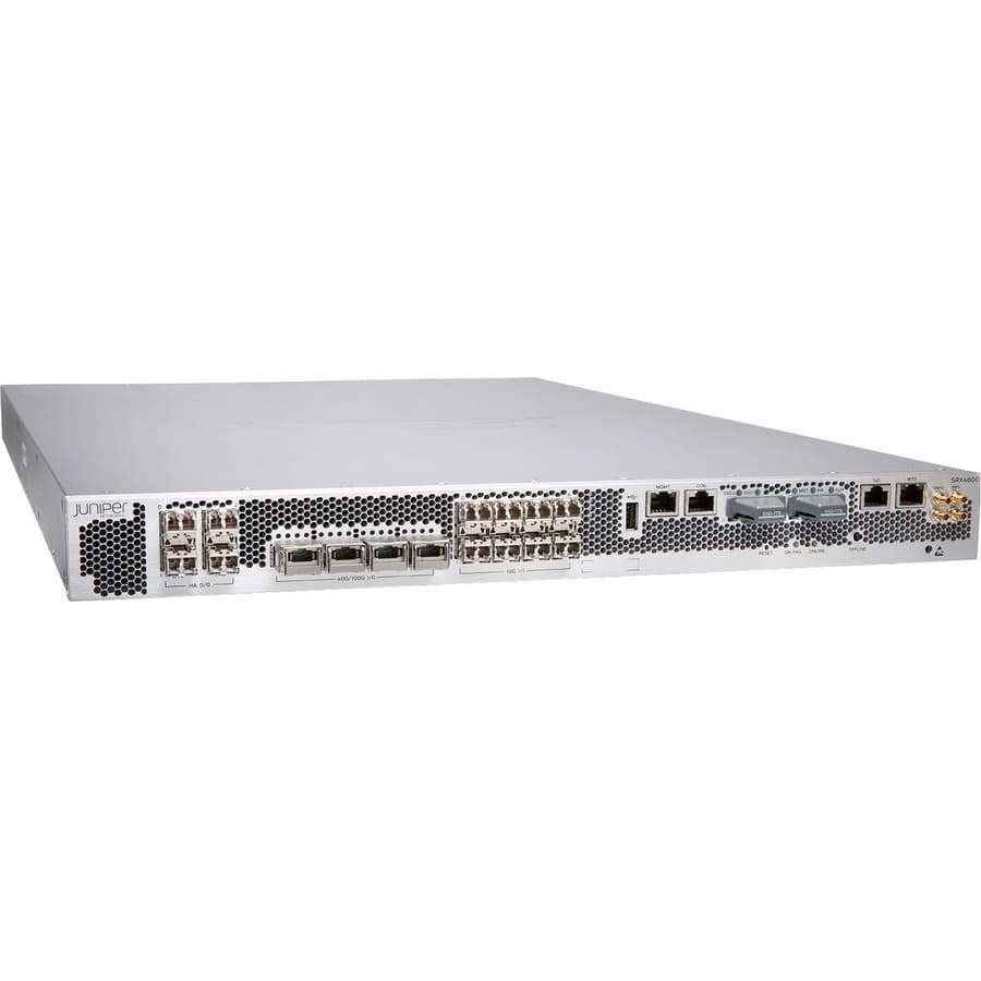 Juniper SRX4600-AC 1U next-generation firewall with 100 Gigabit Ethernet support
