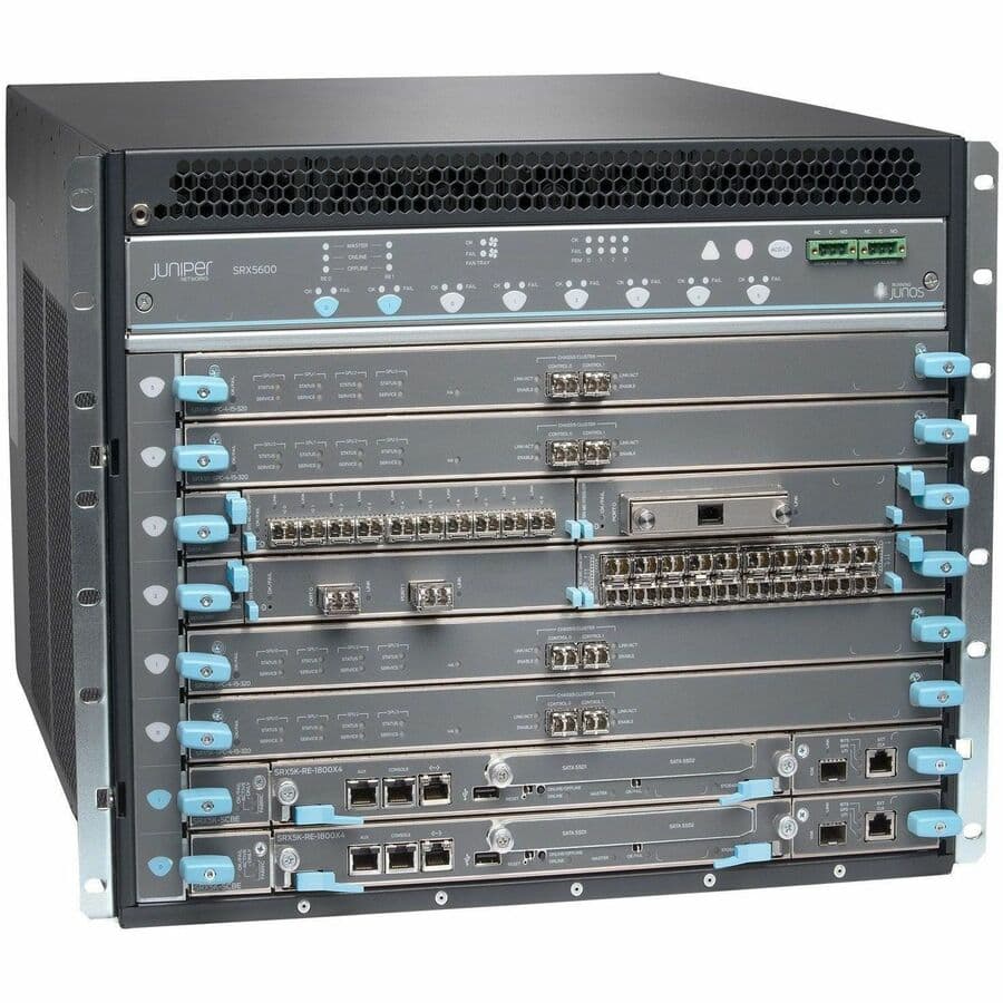 Juniper SRX5600X-BASE2-TAA modular firewall chassis for enterprise security