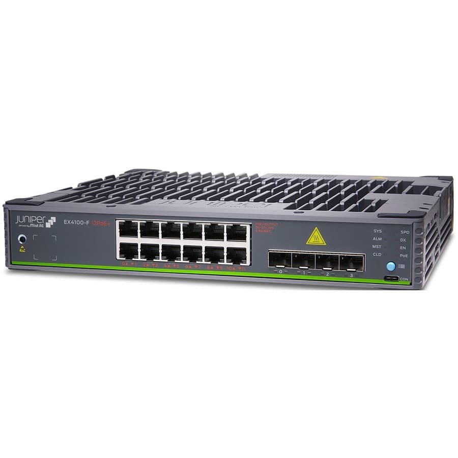 Juniper EX4100-F-12P 12-port PoE+ managed enterprise switch