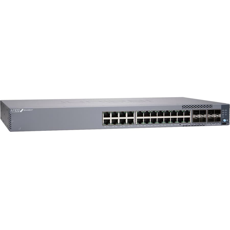Juniper EX4100-F 24-port managed Layer 3 Ethernet switch for enterprise access networking