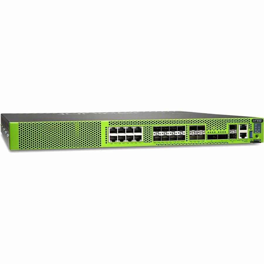 Juniper SRX2300-AC TAA firewall hardware with Junos Base, rack-mount appliance for regulated deployments