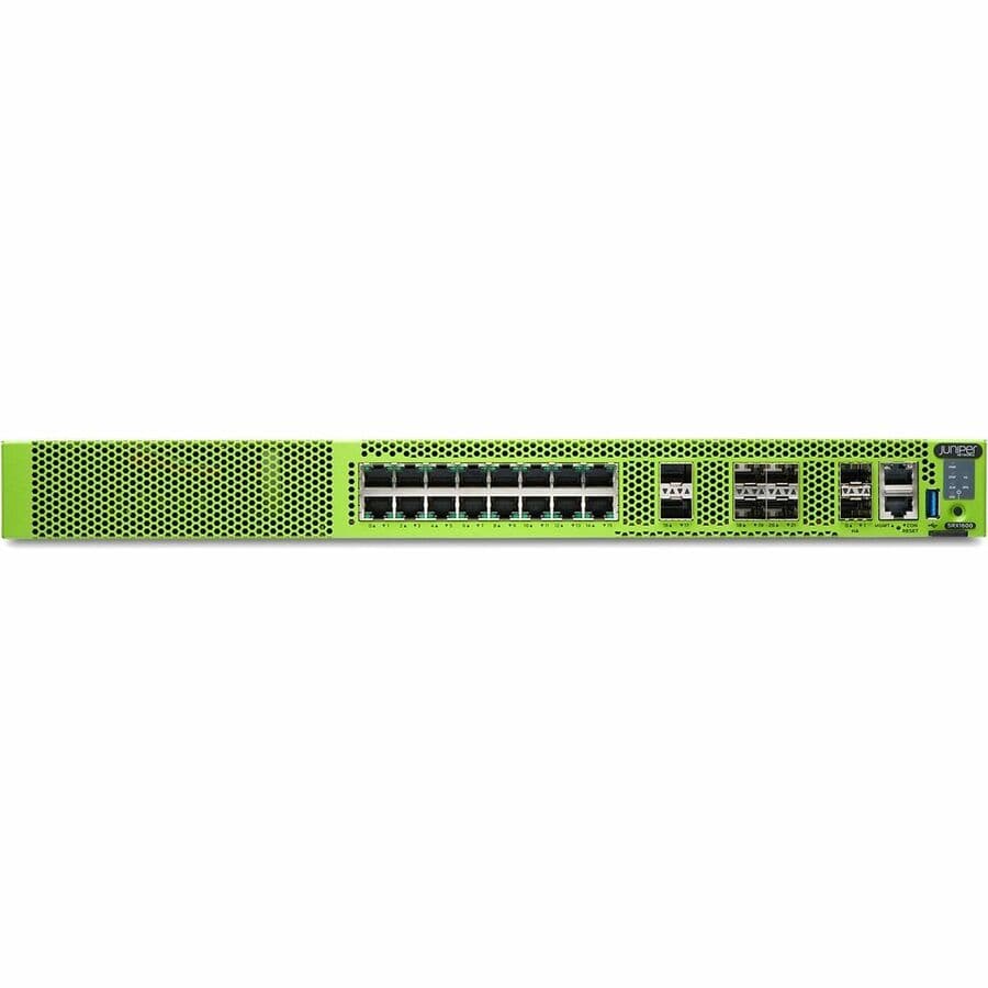 Juniper SRX1600-DC firewall hardware with Junos Base for enterprise edge security