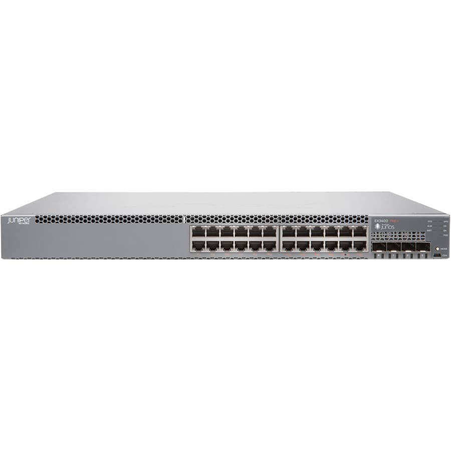 Juniper EX3400 24-port PoE+ TAA managed switch for enterprise edge networking