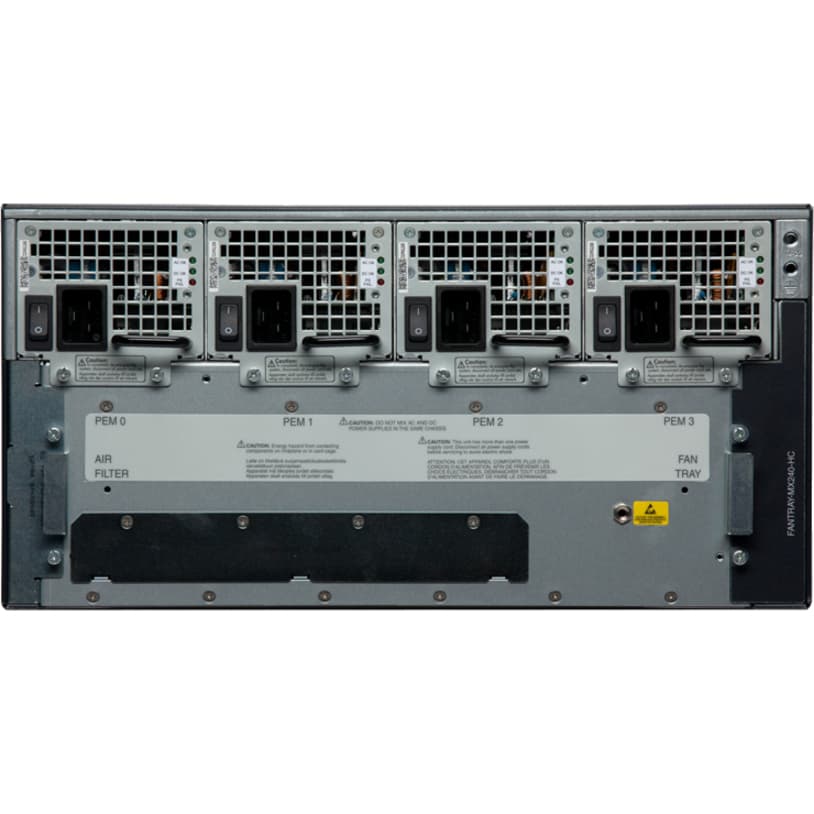 Juniper EX9204 redundant data center switch system with SF2 and RE2 support