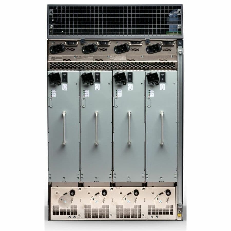 Juniper EX9214 TAA data center switch chassis with AC power and modular system design
