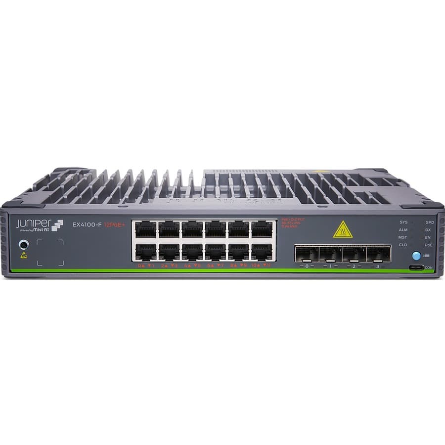 Juniper EX4100-F-12P 12-port PoE+ managed enterprise switch