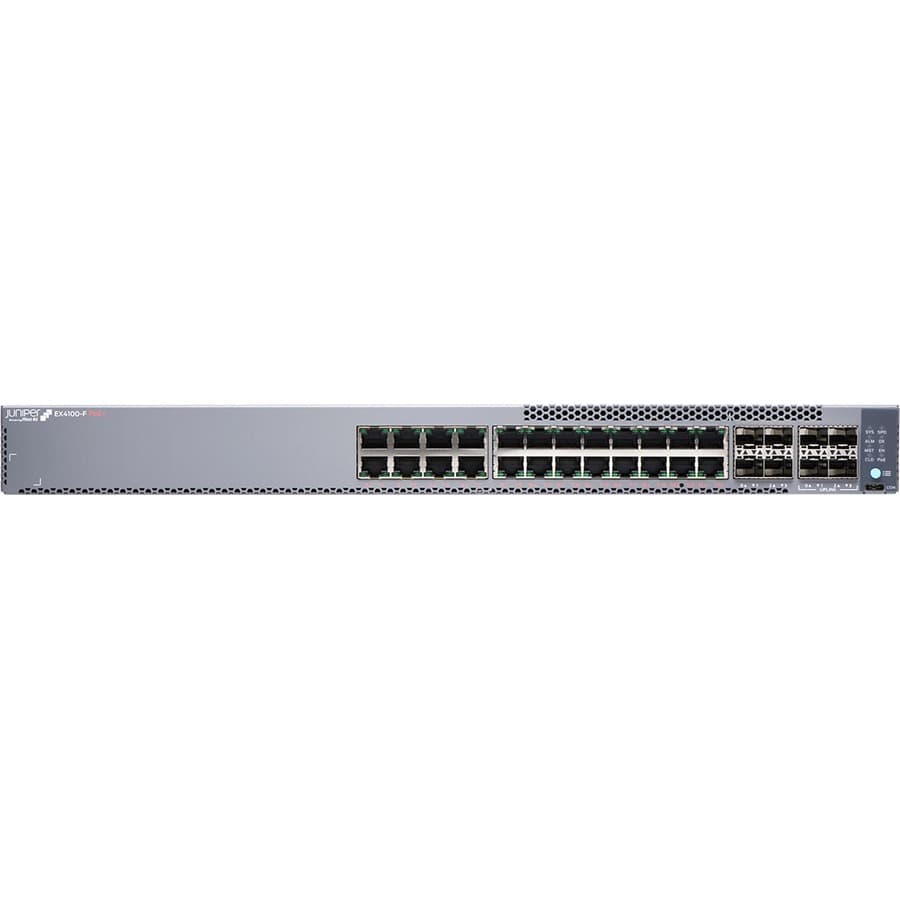 Juniper EX4100-F-24P 24-port PoE+ managed access switch for enterprise edge networks
