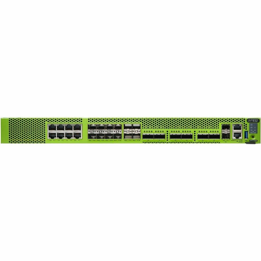 Juniper SRX4300-DC firewall hardware and Junos Base software bundle for enterprise security