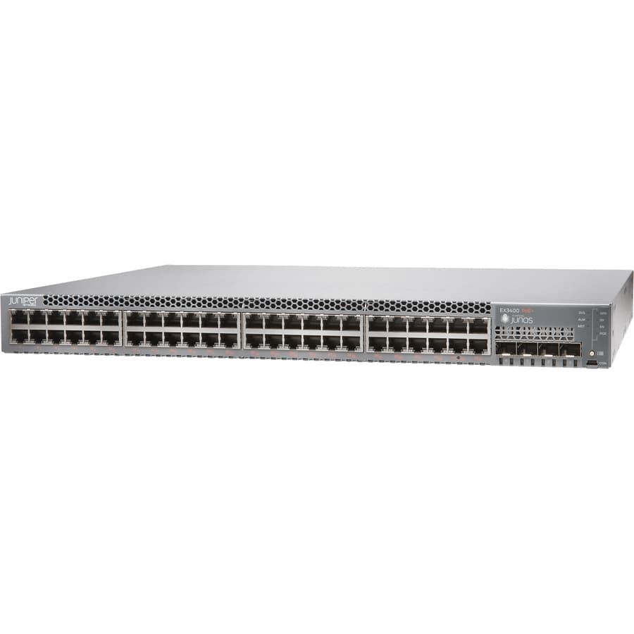 Juniper EX3400 24-port PoE+ TAA managed switch for enterprise edge networking