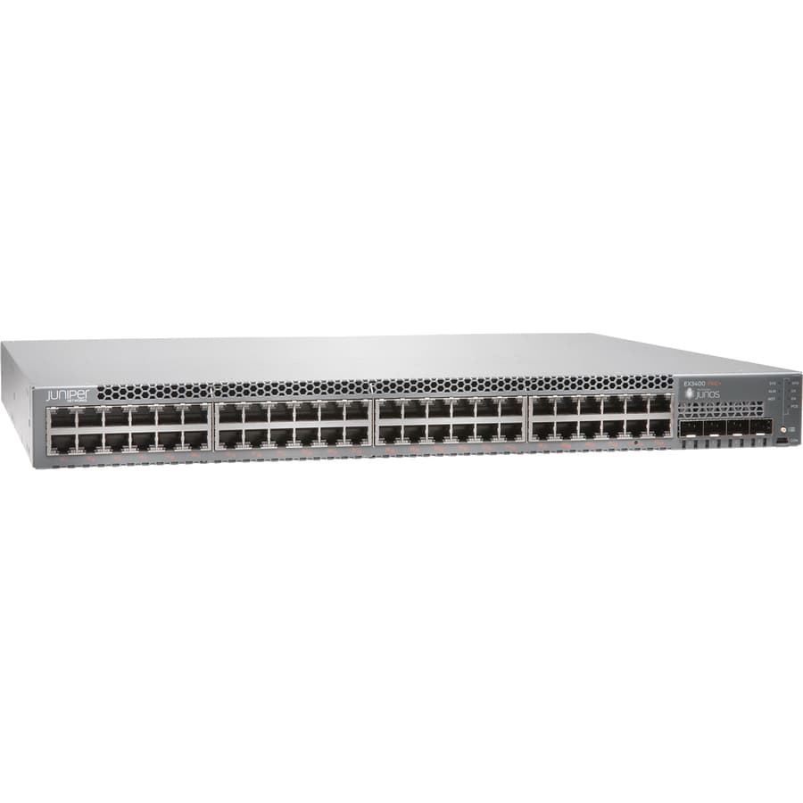 Juniper EX3400 24-port PoE+ TAA managed switch for enterprise edge networking