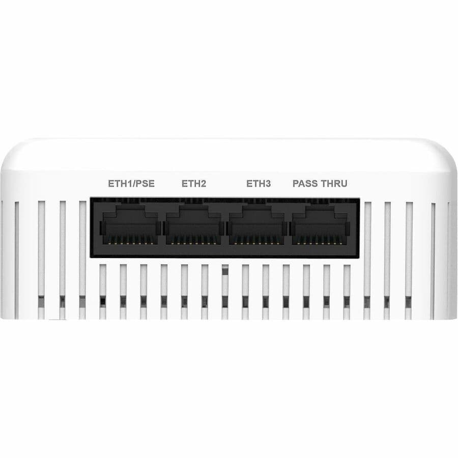 Juniper Mist AP12 wall-mountable indoor access point bundle with 2.4 GHz, Gigabit Ethernet, Bluetooth 5, and 3-year 4SVC subscription