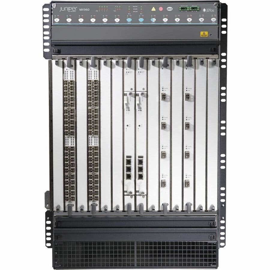 Juniper MX960 base bundle carrier-grade router with DC power and ECM