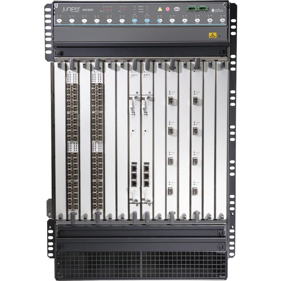 Juniper MX960 premium bundle carrier-grade router with DC power configuration