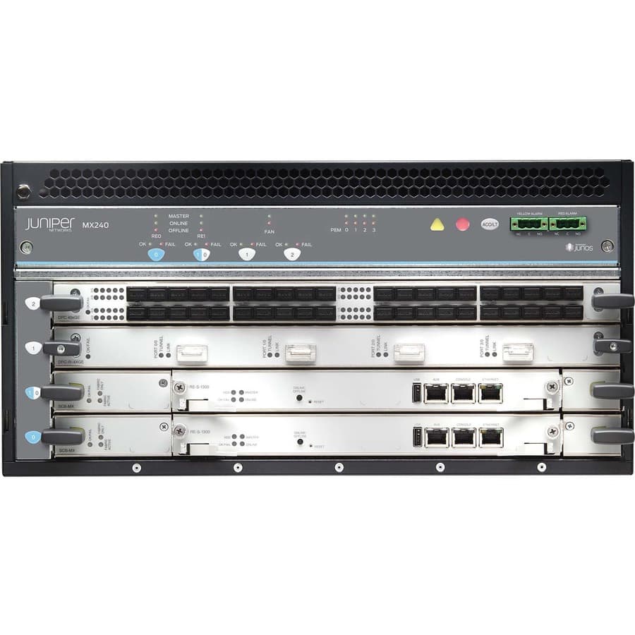 Juniper MX240 Premium Bundle AC Low Power carrier-grade router for resilient edge networking