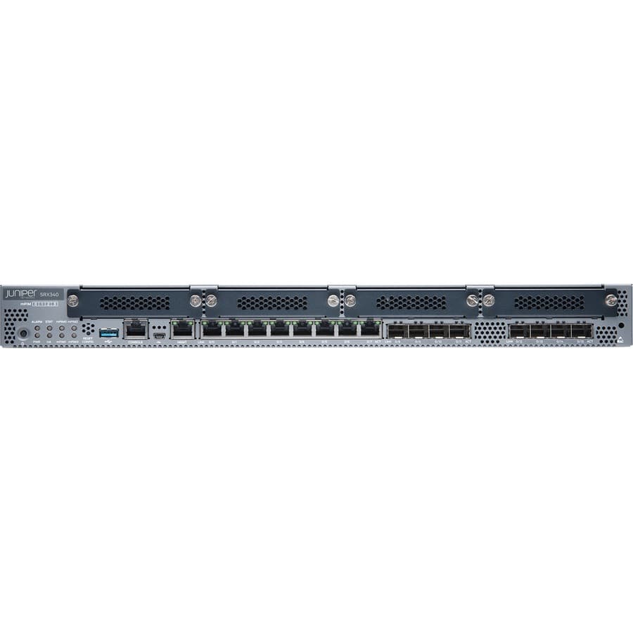 Juniper JUNOS Software Enhanced SRX340 rack-mount enterprise router software package