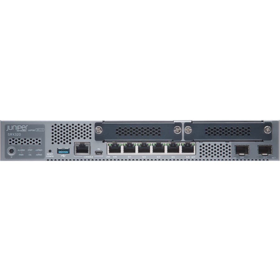 Juniper SRX320-TAA enterprise router for secure branch networking and regulated procurement