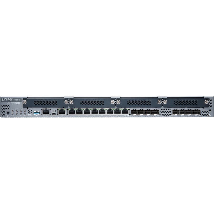 Juniper SRX340 TAA compliant enterprise router for secure branch networking