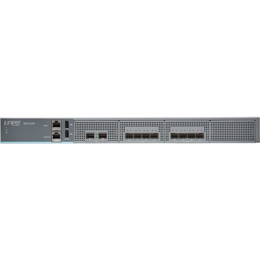 Juniper SRX4100-DC services gateway for secure enterprise routing and VPN connectivity