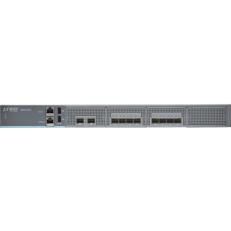 Juniper SRX4100-AC hardware with Junos Enhanced enterprise router for secure edge networking