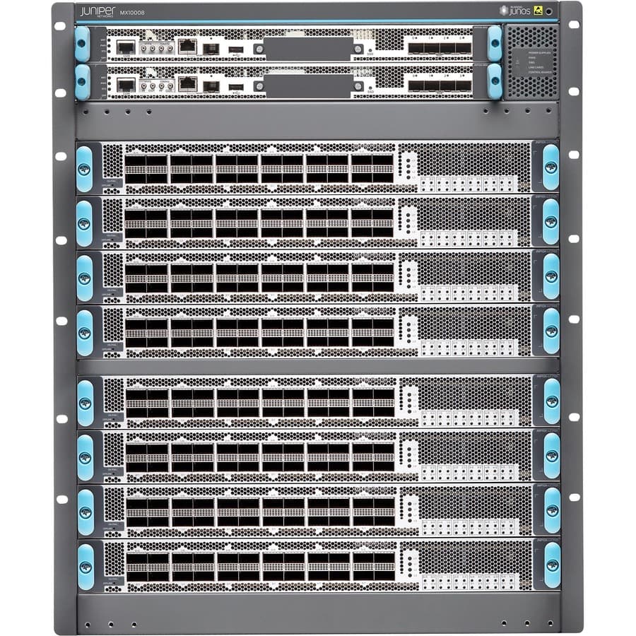 Juniper MX10008 base system modular carrier-grade router chassis