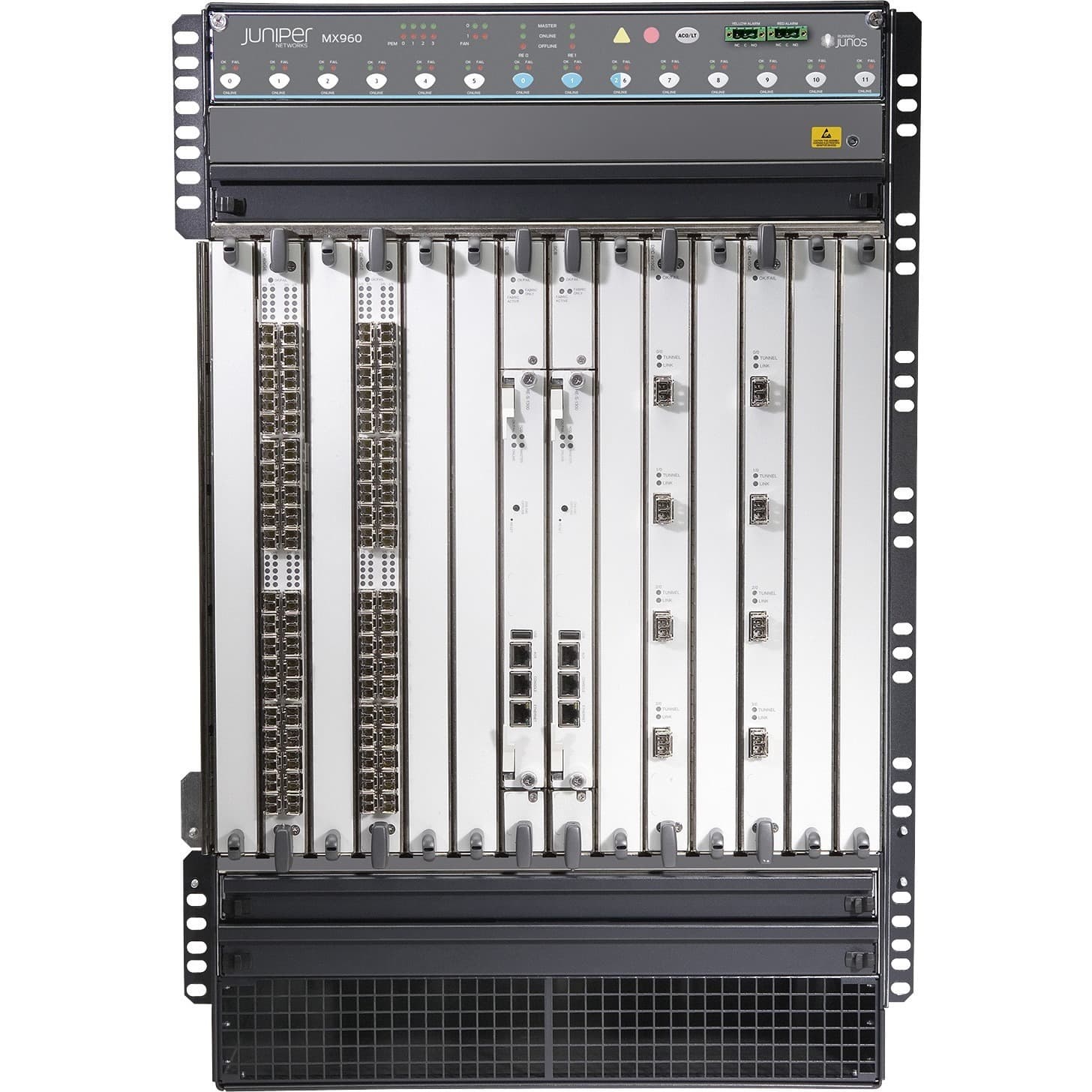 Juniper MX960 premium bundle carrier-grade router with DC power configuration