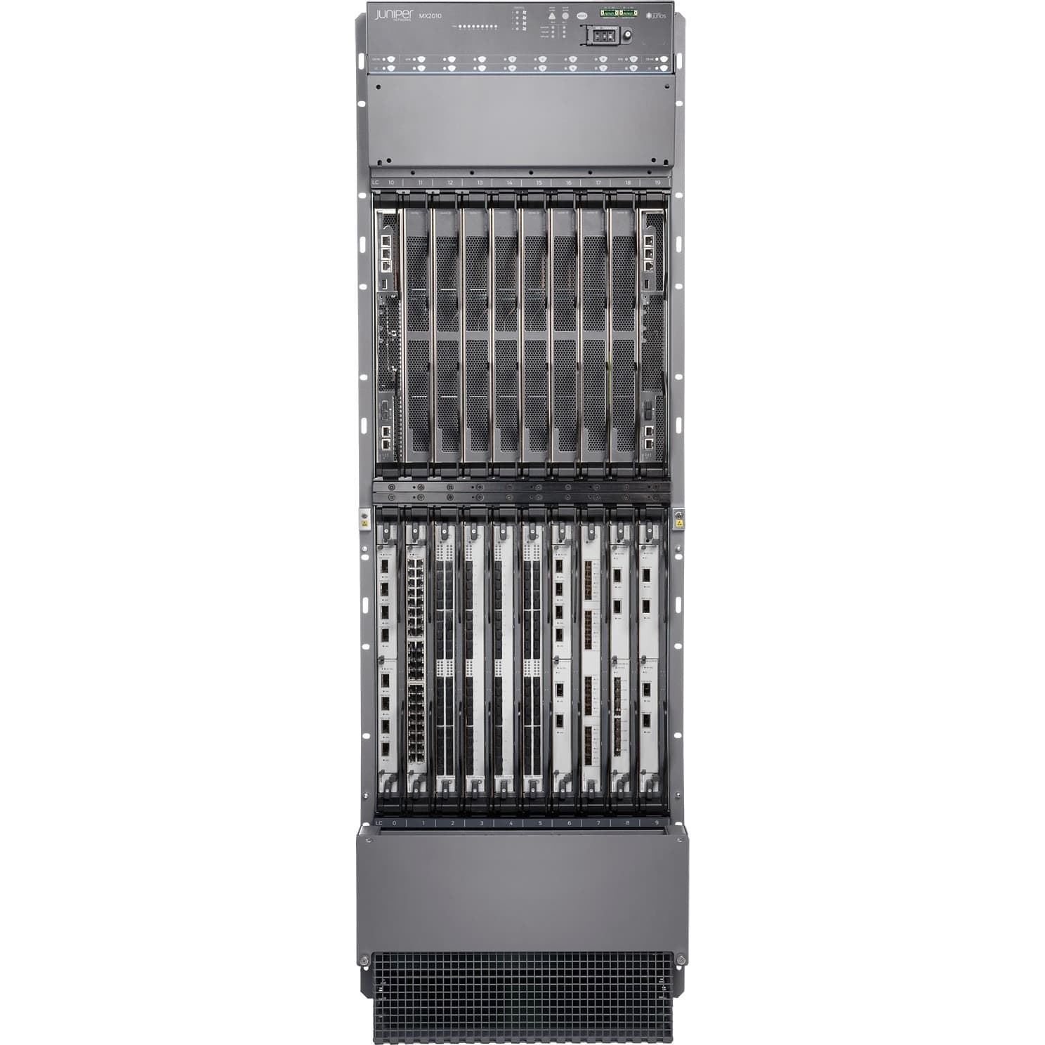 Juniper MX2010 Premium2 AC chassis for carrier-grade routing deployments