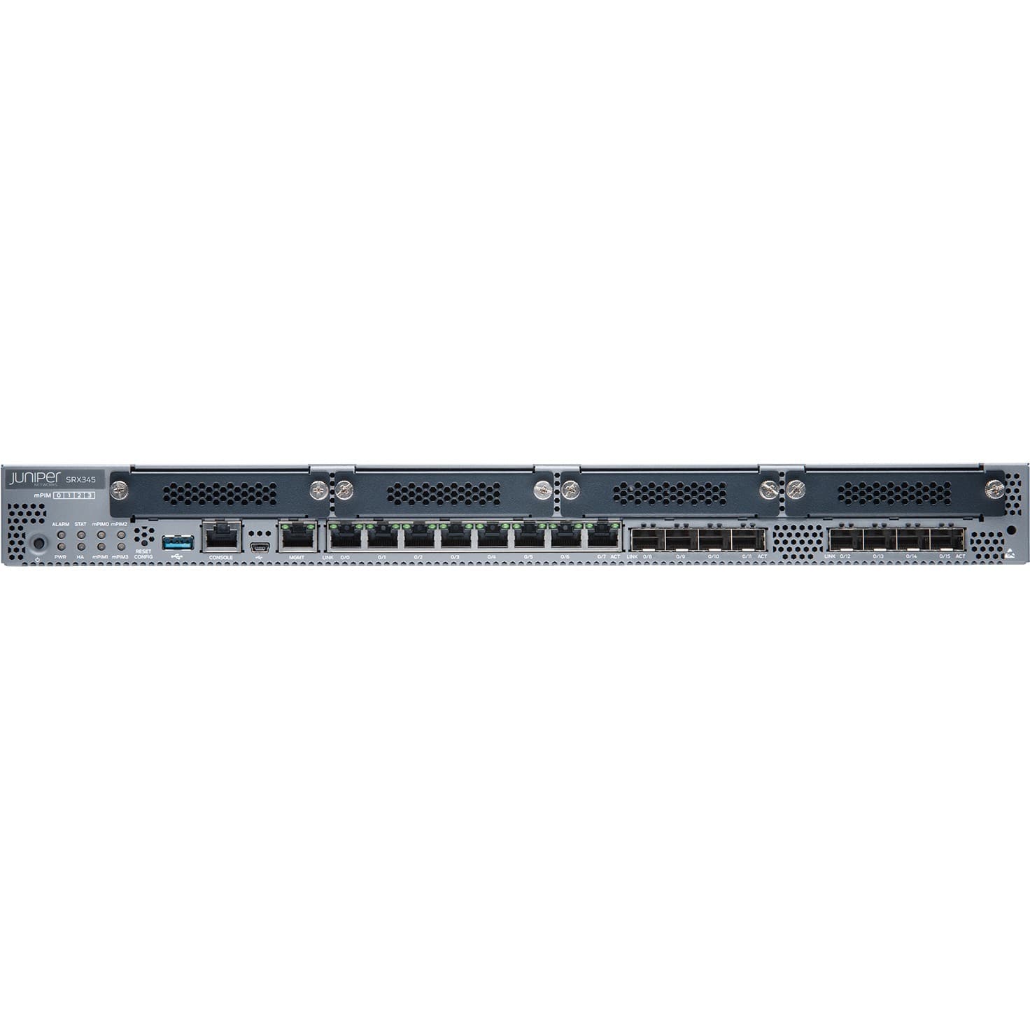 Juniper SRX345-TAA TAA compliant enterprise router for secure branch and regulated deployments