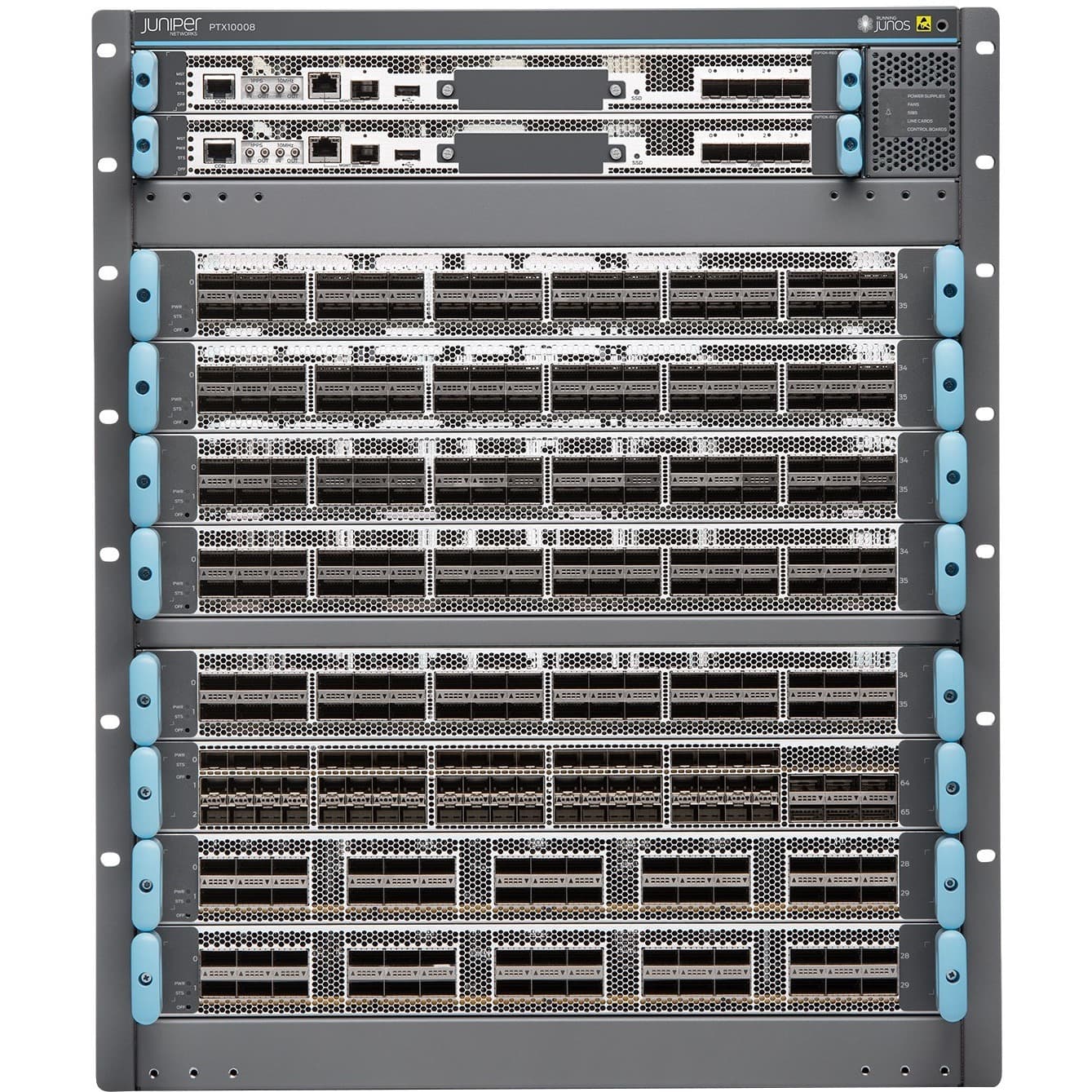 Juniper PTX10008-BASE3 base system for 14.4 T LC carrier-grade routing