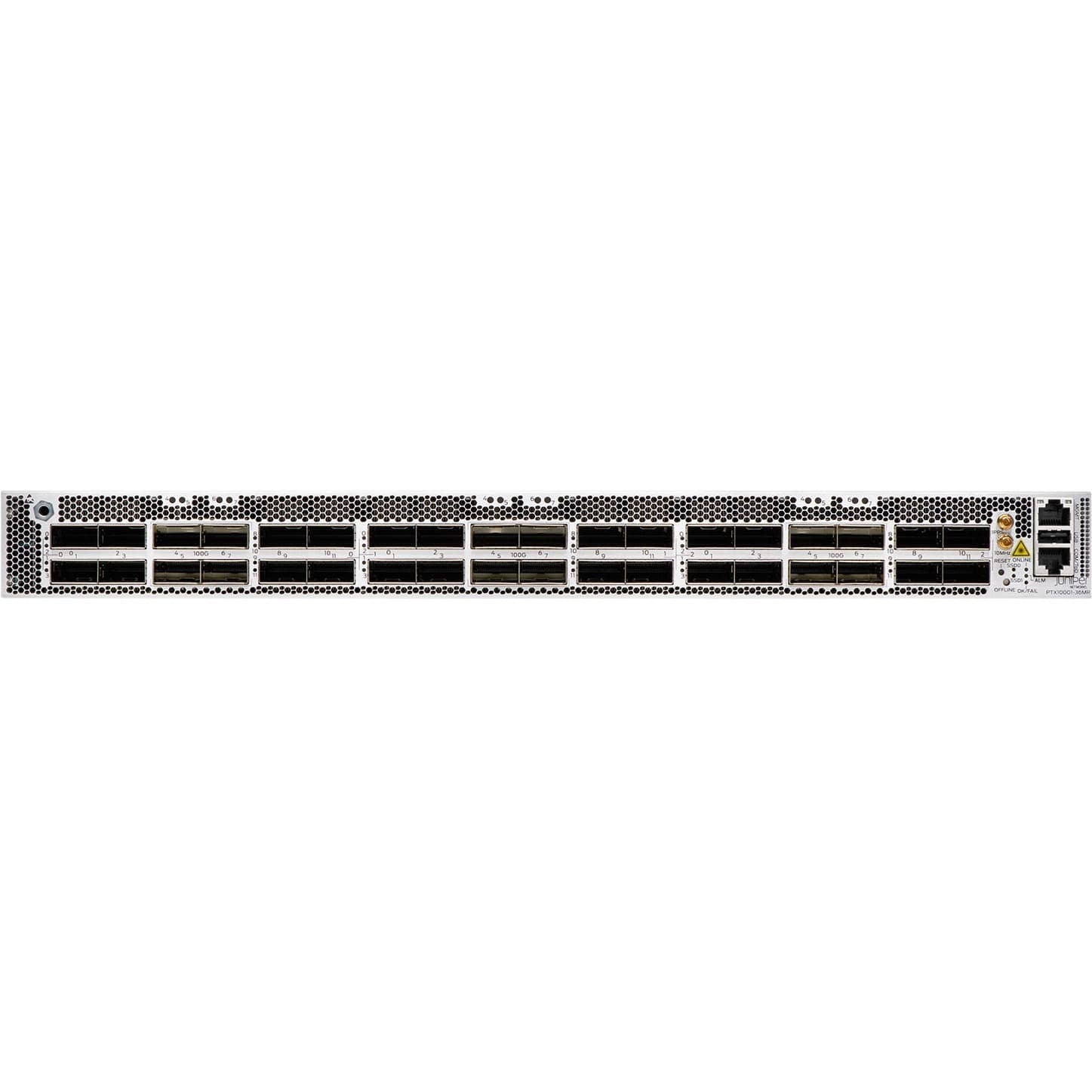Juniper PTX10001-36MR-DC carrier-grade router for DC-powered Junos EVO deployments