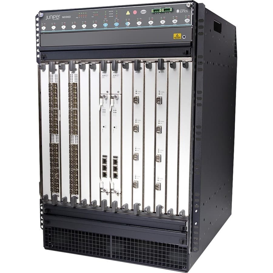 Juniper MX960 premium bundle carrier-grade router with DC power configuration