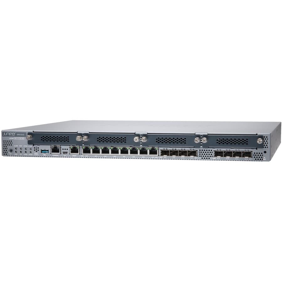 Juniper SRX345-TAA TAA compliant enterprise router for secure branch and regulated deployments